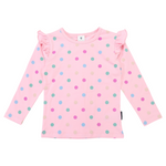 Polka Dot Tee - Pink