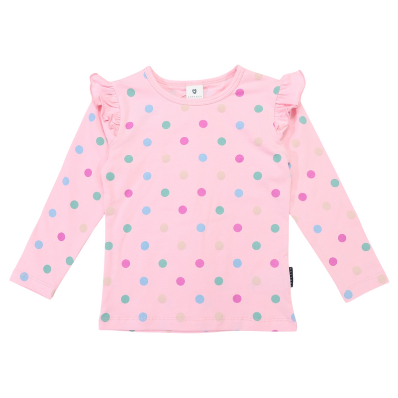 Polka Dot Tee - Pink