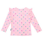 Polka Dot Tee - Pink