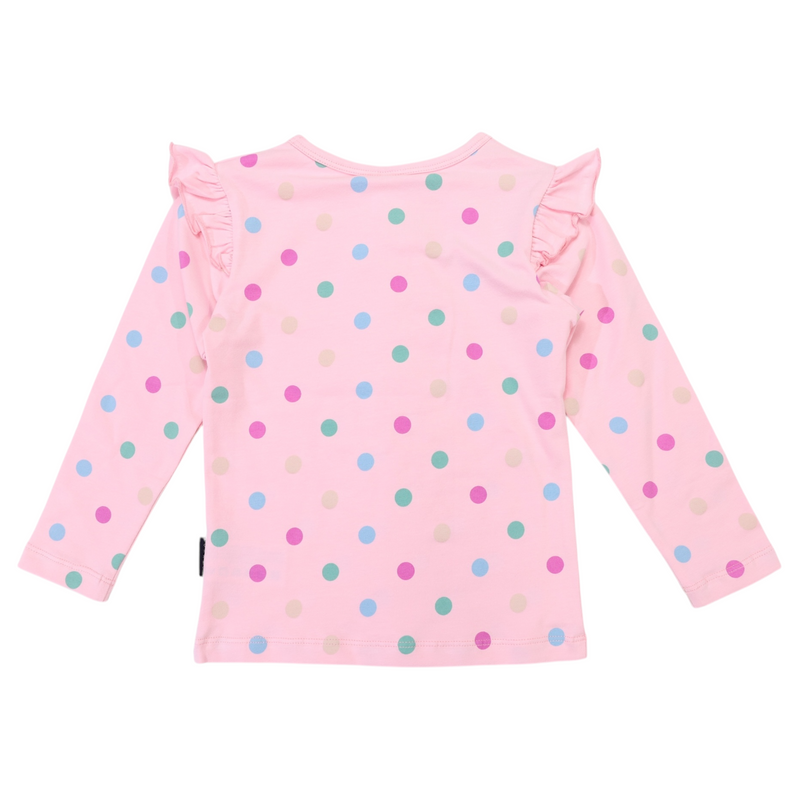 Polka Dot Tee - Pink