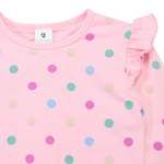 Polka Dot Tee - Pink