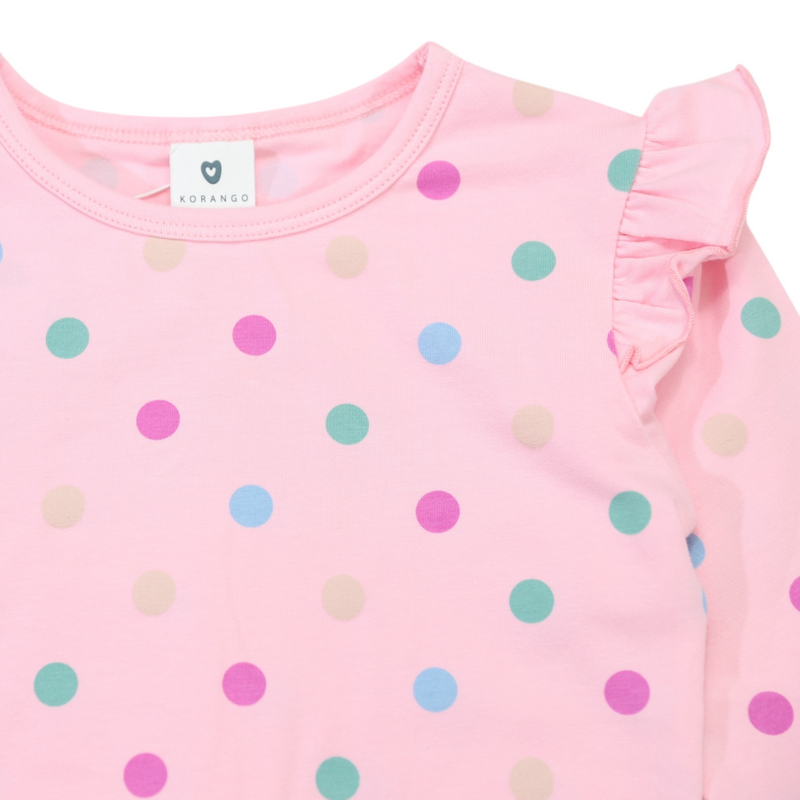 Polka Dot Tee - Pink
