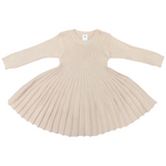 Swing Knit Dress - Beige