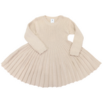 Swing Knit Dress - Beige