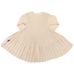 Swing Knit Dress - Beige