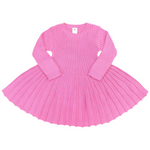 Swing Knit Dress - Hot Pink