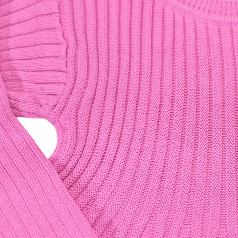 Swing Knit Dress - Hot Pink