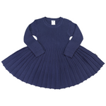Swing Knit Dress - Navy