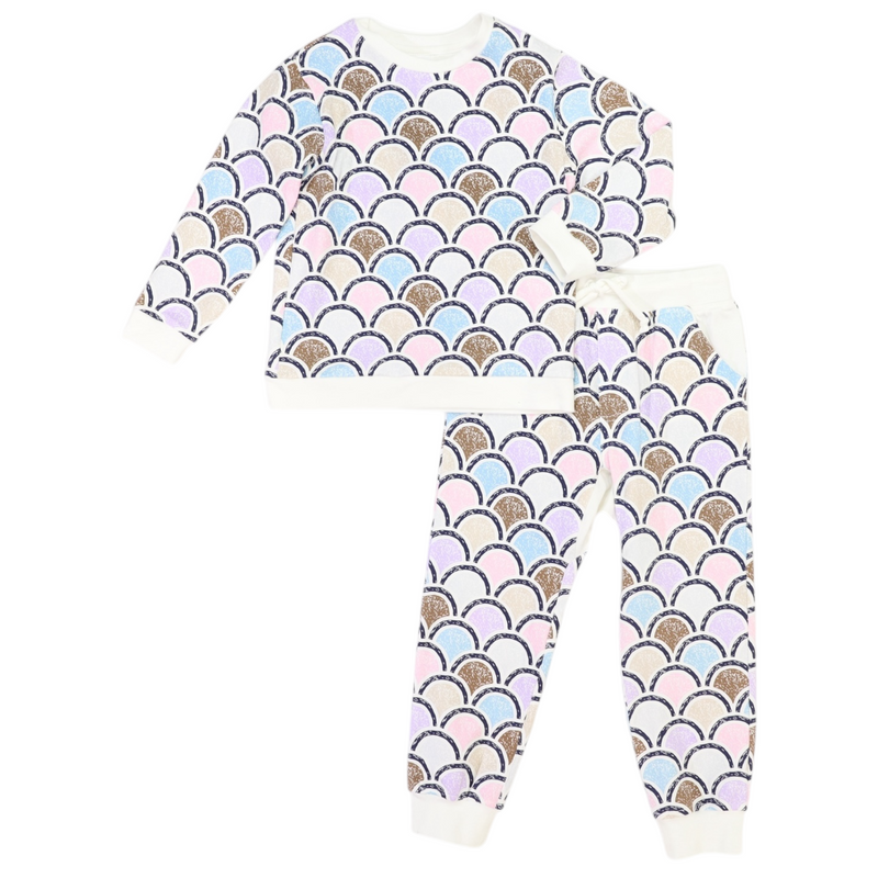 Arch Print Pyjamas - Blue