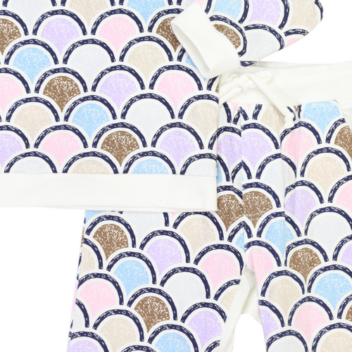 Arch Print Pyjamas - Blue