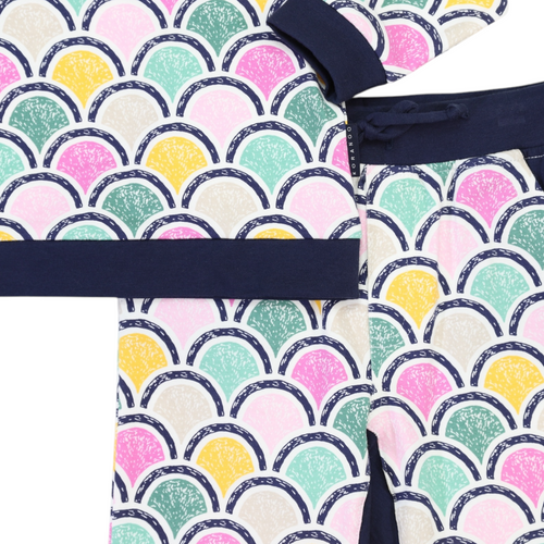 Arch Print Pyjamas - Green