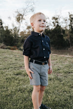 Boys Dress Shirt - Navy