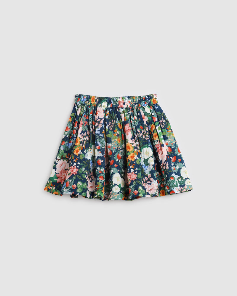 Hazel Skirt - Strawberry Navy