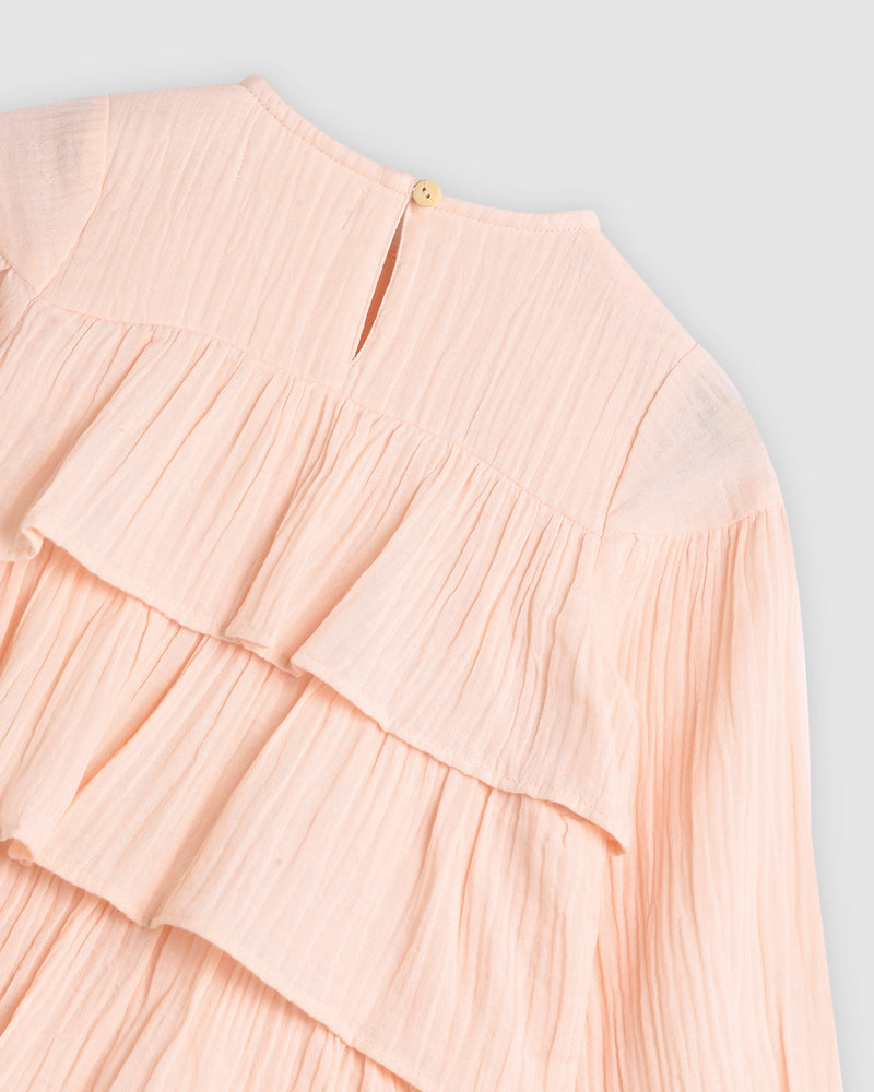 Frou Frou Dress - Baby Pink