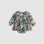Ivy Baby Dress - Strawberry Navy