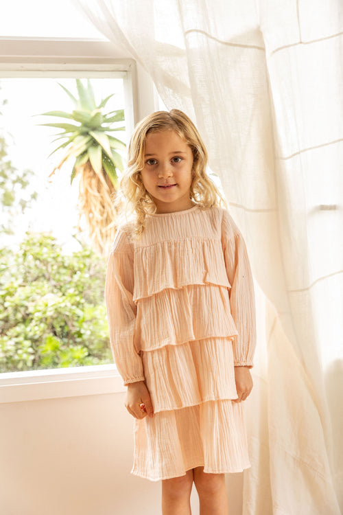 Frou Frou Dress - Baby Pink