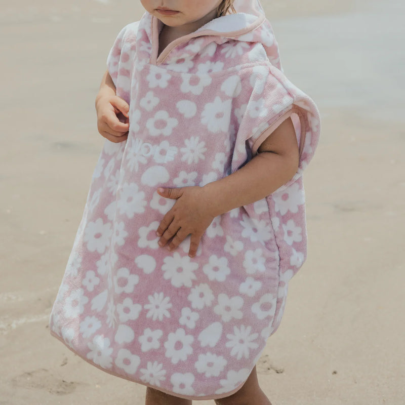 Baby Hooded Towel - Blush Floral