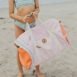 Packable Duffle Bag - Sunset Colour Block