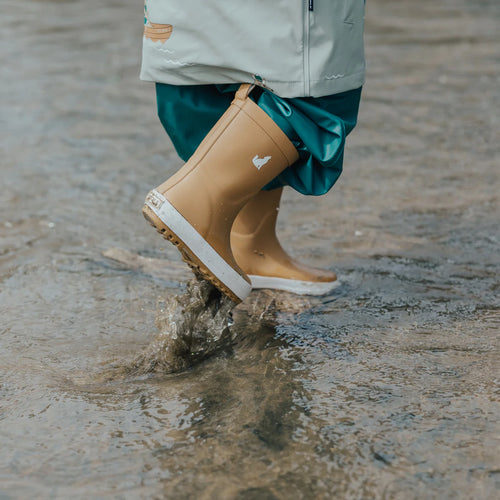 Rain Boots -Tan