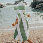 Hooded Towel - Coastal Stripe