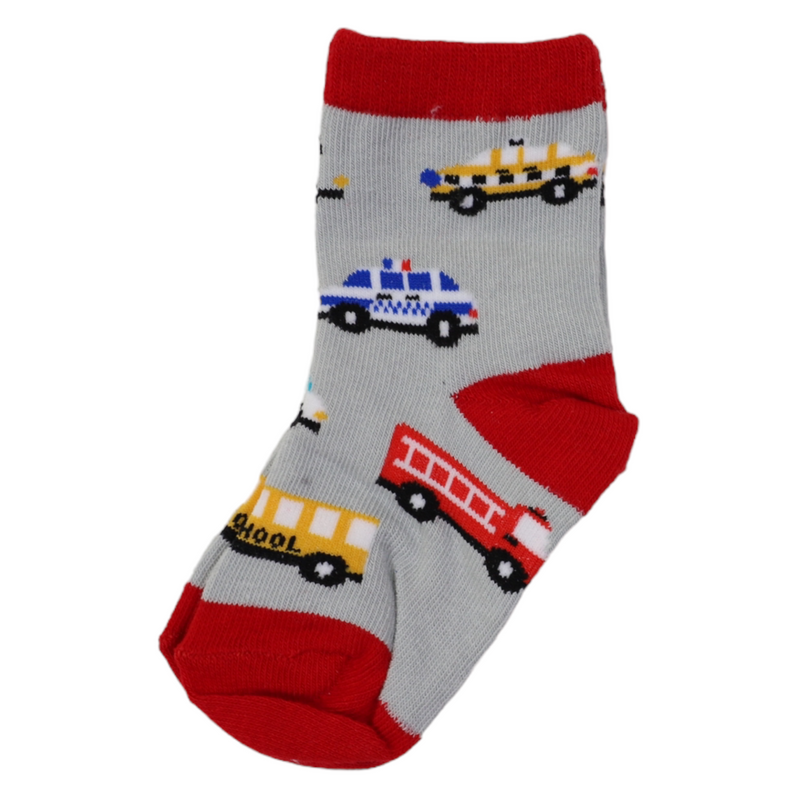 Cars & Dinosaur Socks 3pack