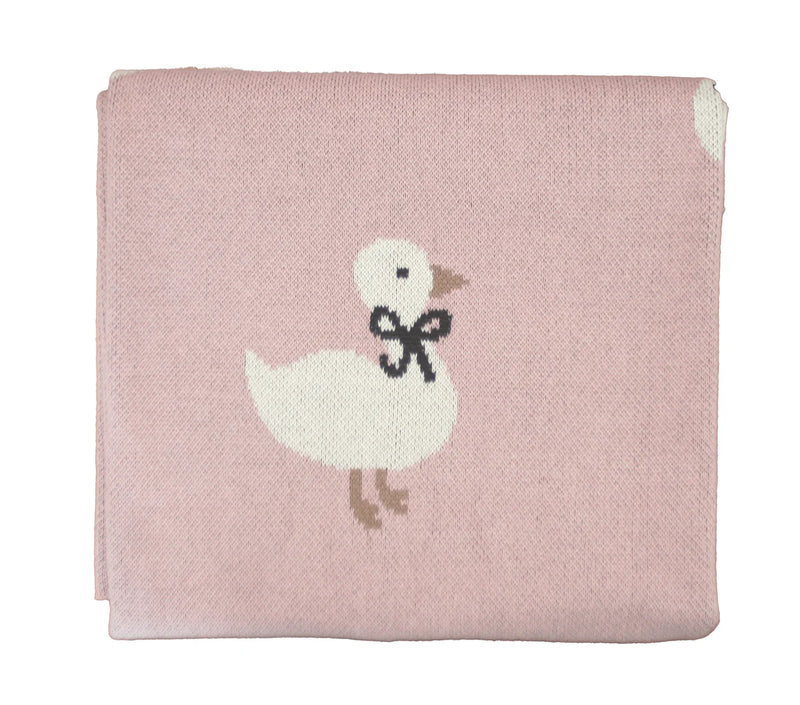 Duck baby Blanket - Petal
