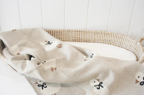 Duck baby Blanket - Natural