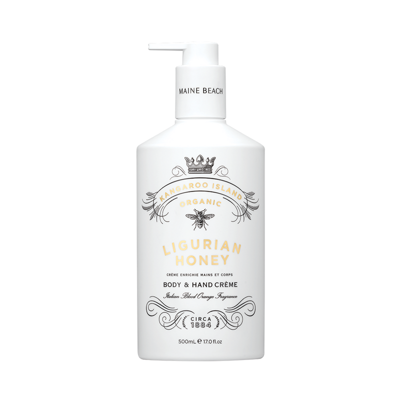 King Island Ligurian Honey - Body & Hand Creme 500ml