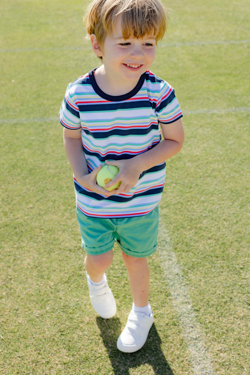 Multi Stripe Tee