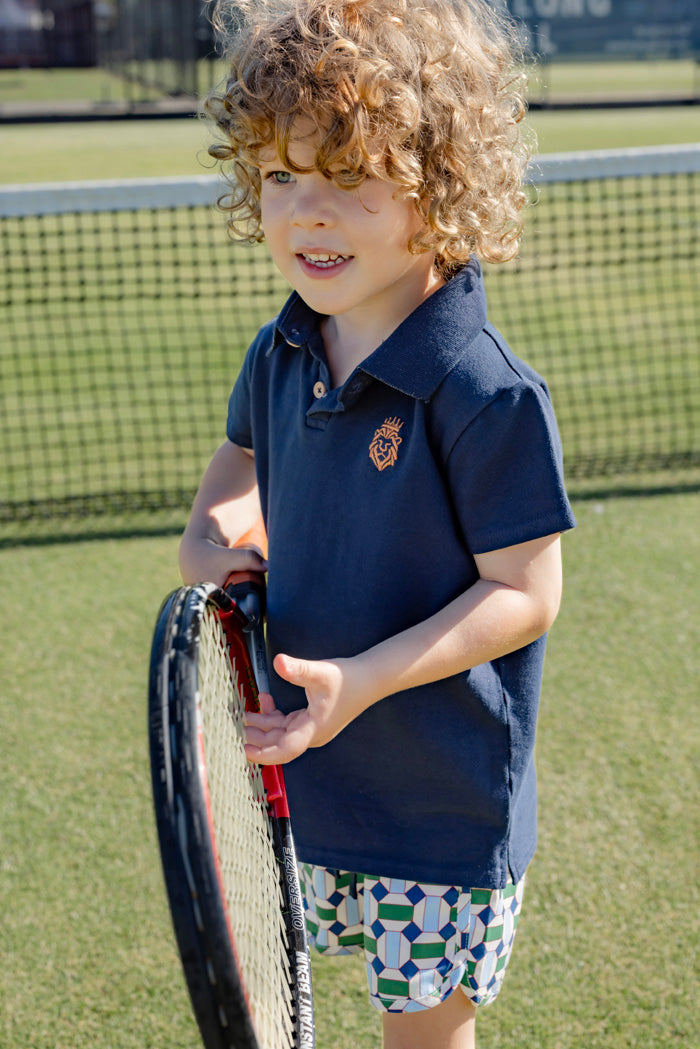 Indigo Lion Polo