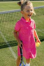 Pink Denim Dress