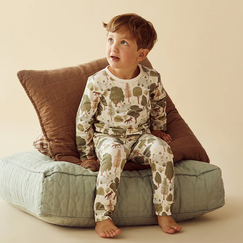Winter Forest Organic Long Sleeved Pyjamas