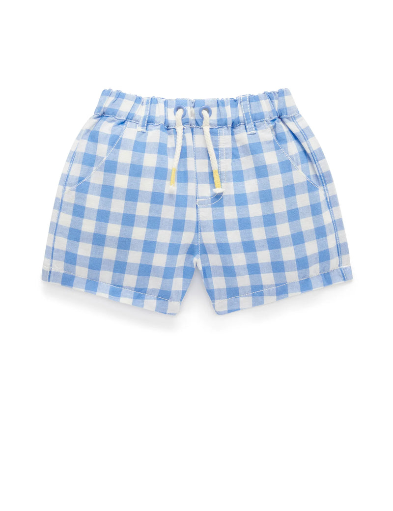 Ocean Gingham Shorts