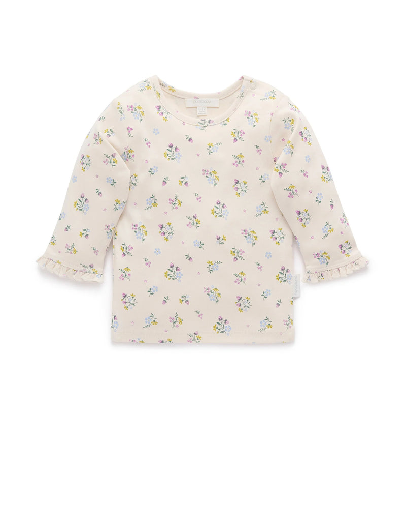 Pointelle Rib Layering Top - Strawberry Blossom
