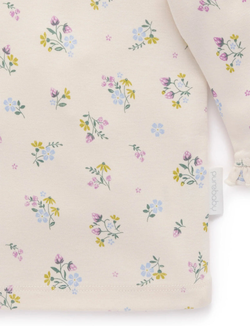 Pointelle Rib Layering Top - Strawberry Blossom