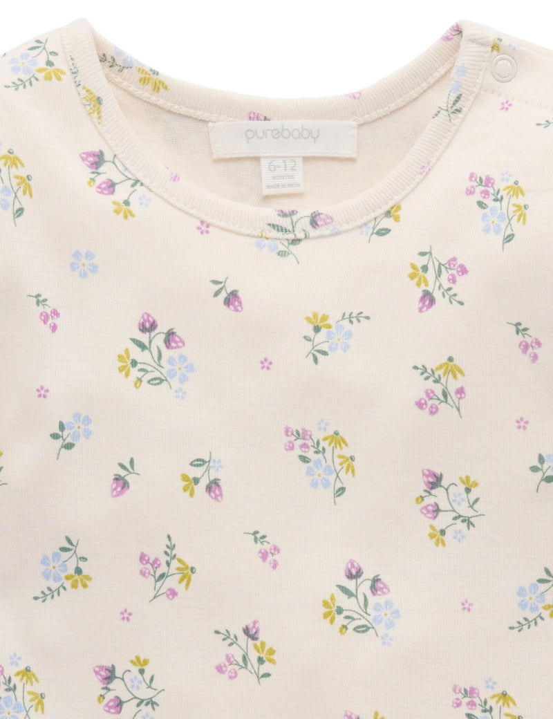 Pointelle Rib Layering Top - Strawberry Blossom