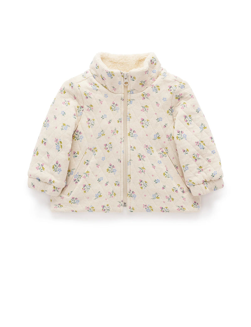 Strawberry Blossom Quilted Jacket