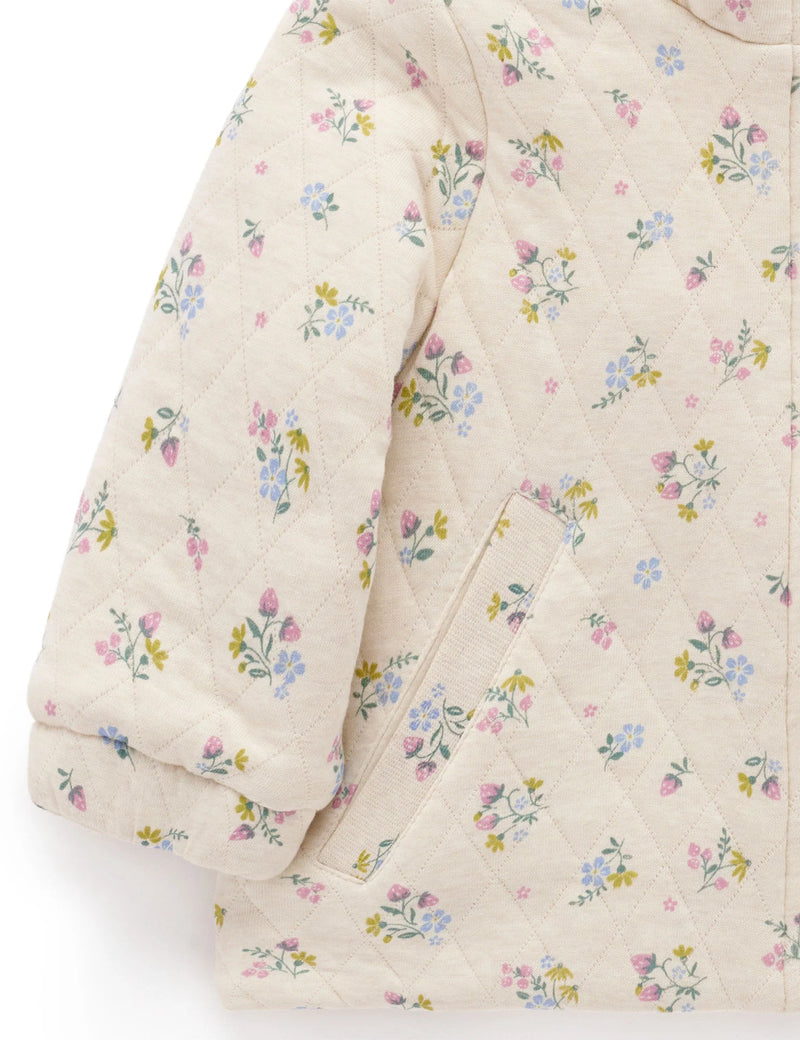 Strawberry Blossom Quilted Jacket