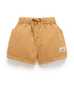 Linen Blend Shorts - Nile