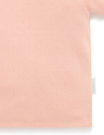 Pointelle Tee- Shell Pink