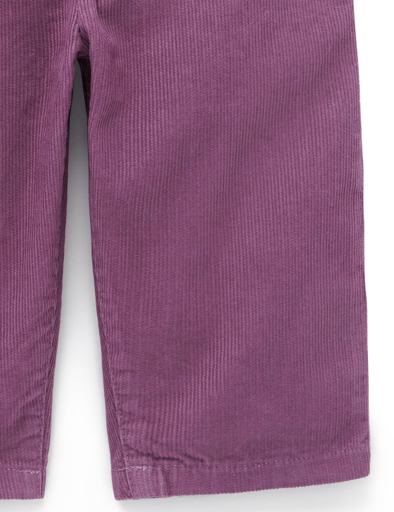 Corduroy Pull on Pants - Heather