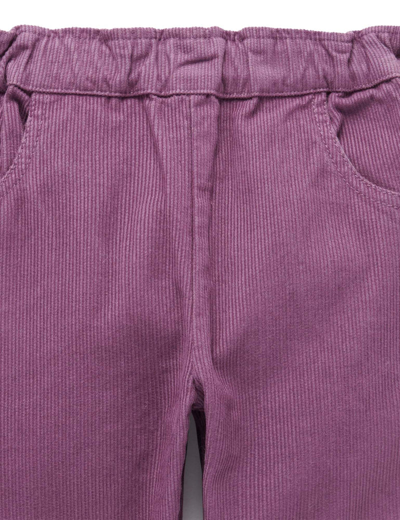 Corduroy Pull on Pants - Heather