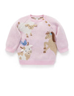 Animal Crackers Jumper - Primrose