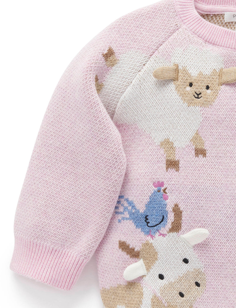 Animal Crackers Jumper - Primrose