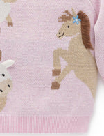 Animal Crackers Jumper - Primrose