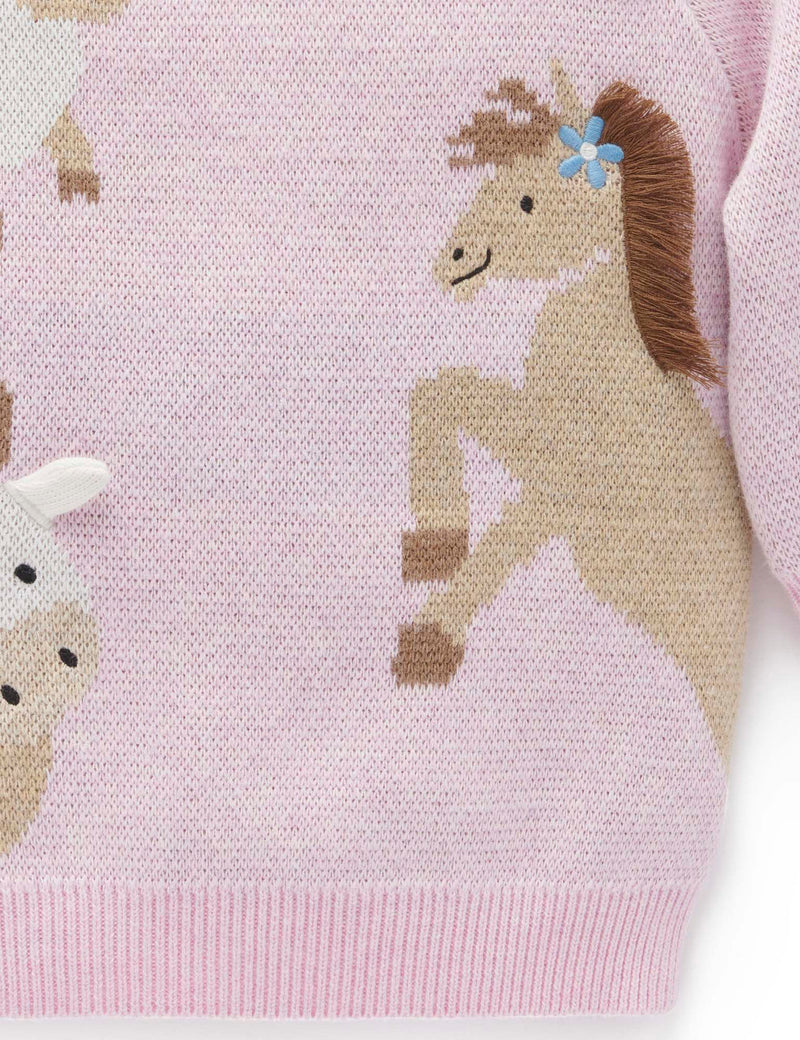 Animal Crackers Jumper - Primrose