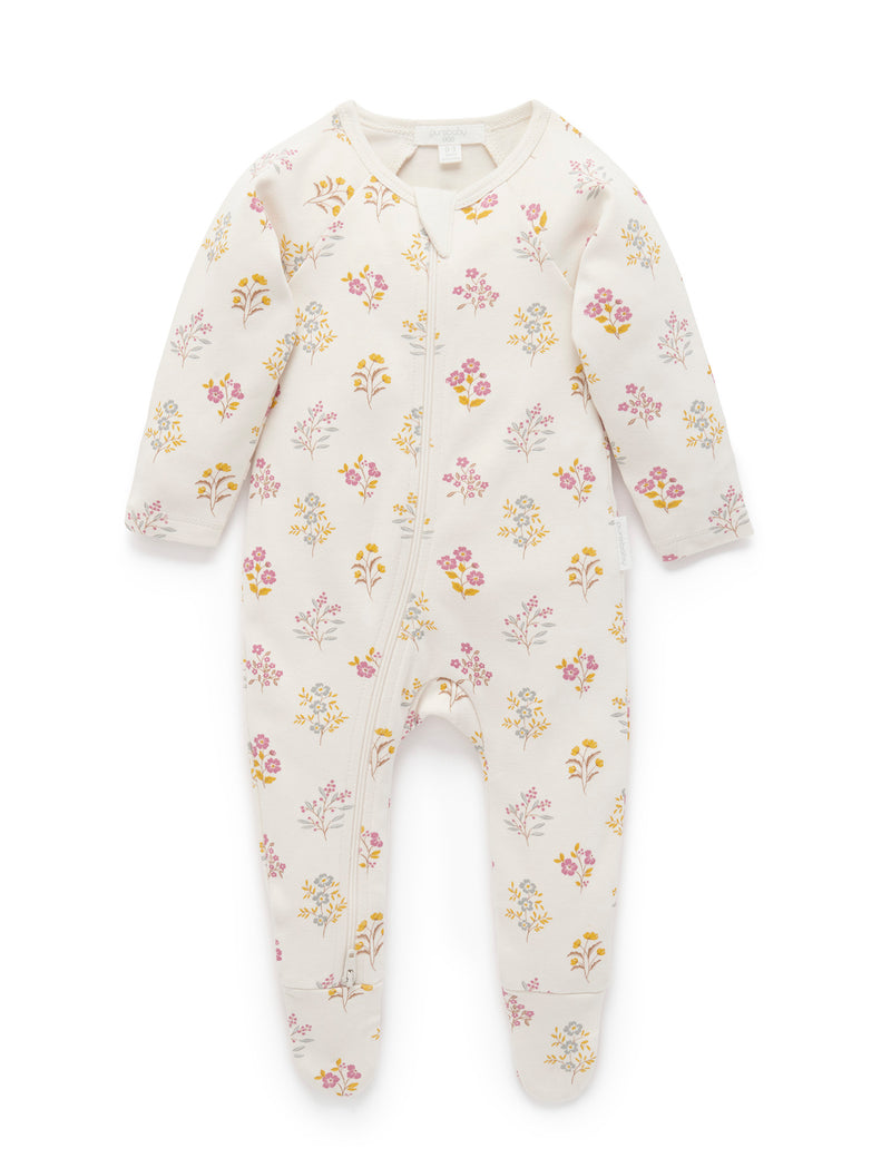 Posy Floral Thick Zip Growsuit