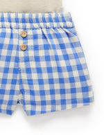 Nile Gingham Tee and Short Set