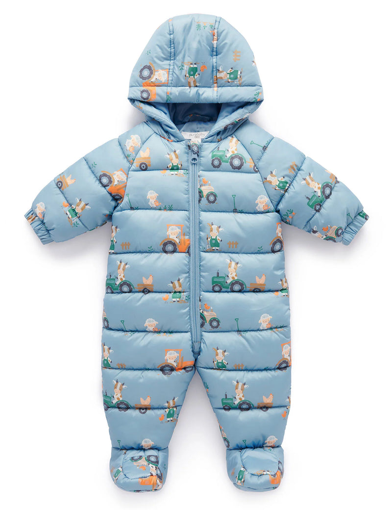 Puffer Growsuit - Farming Print