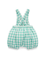 Lagoon Gingham Blend Overall